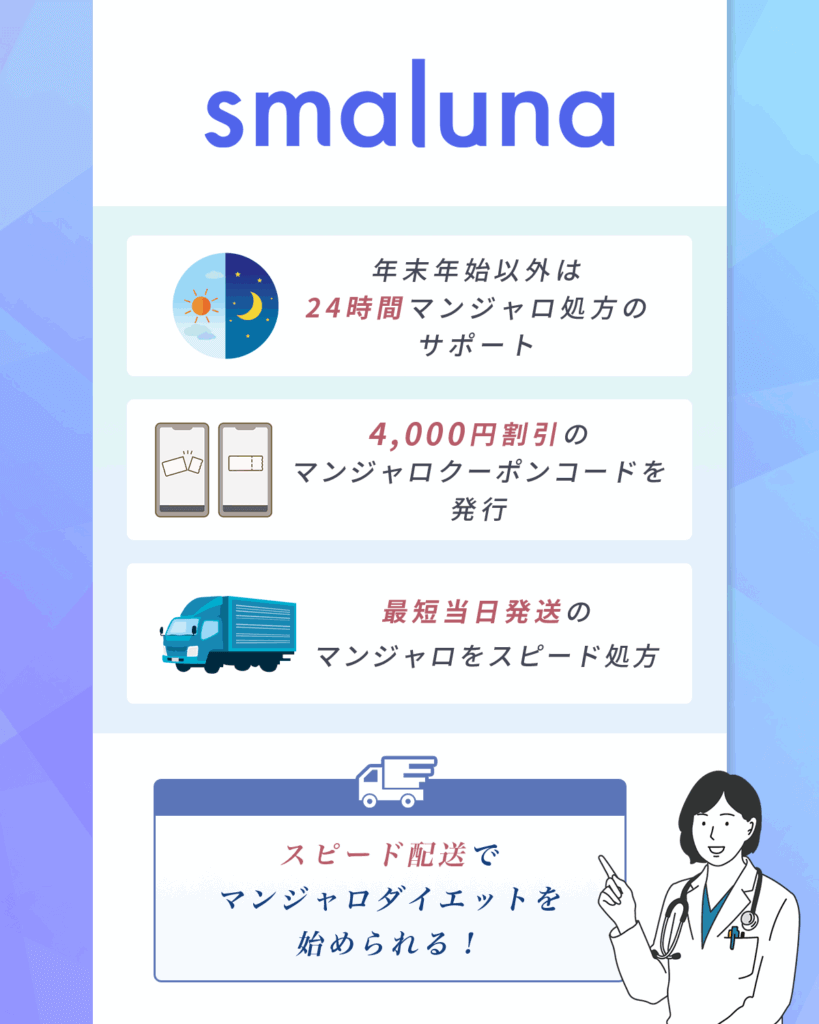 スマルナで安い値段のマンジャロプラン
