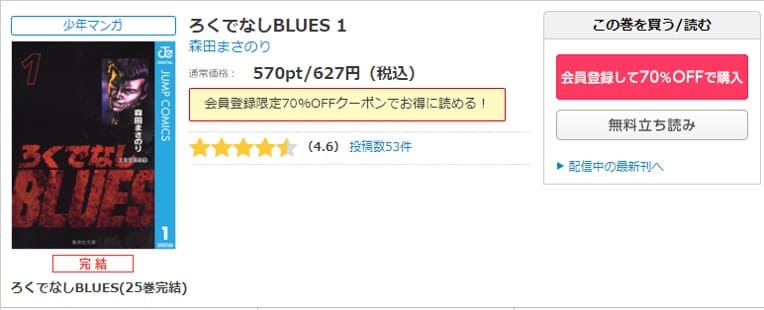 コミックシーモア‐ろくでなしBLUES