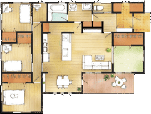 30坪の家の間取り例 広さはどれくらい 平屋と2階建ての価格相場 くらしnavi