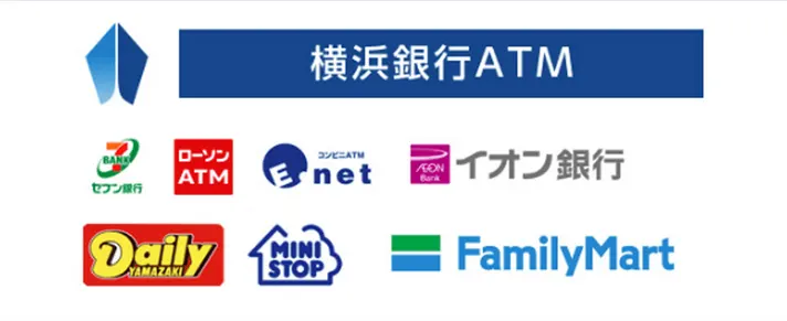 横浜銀行カードローンの利用手数料無料ATM